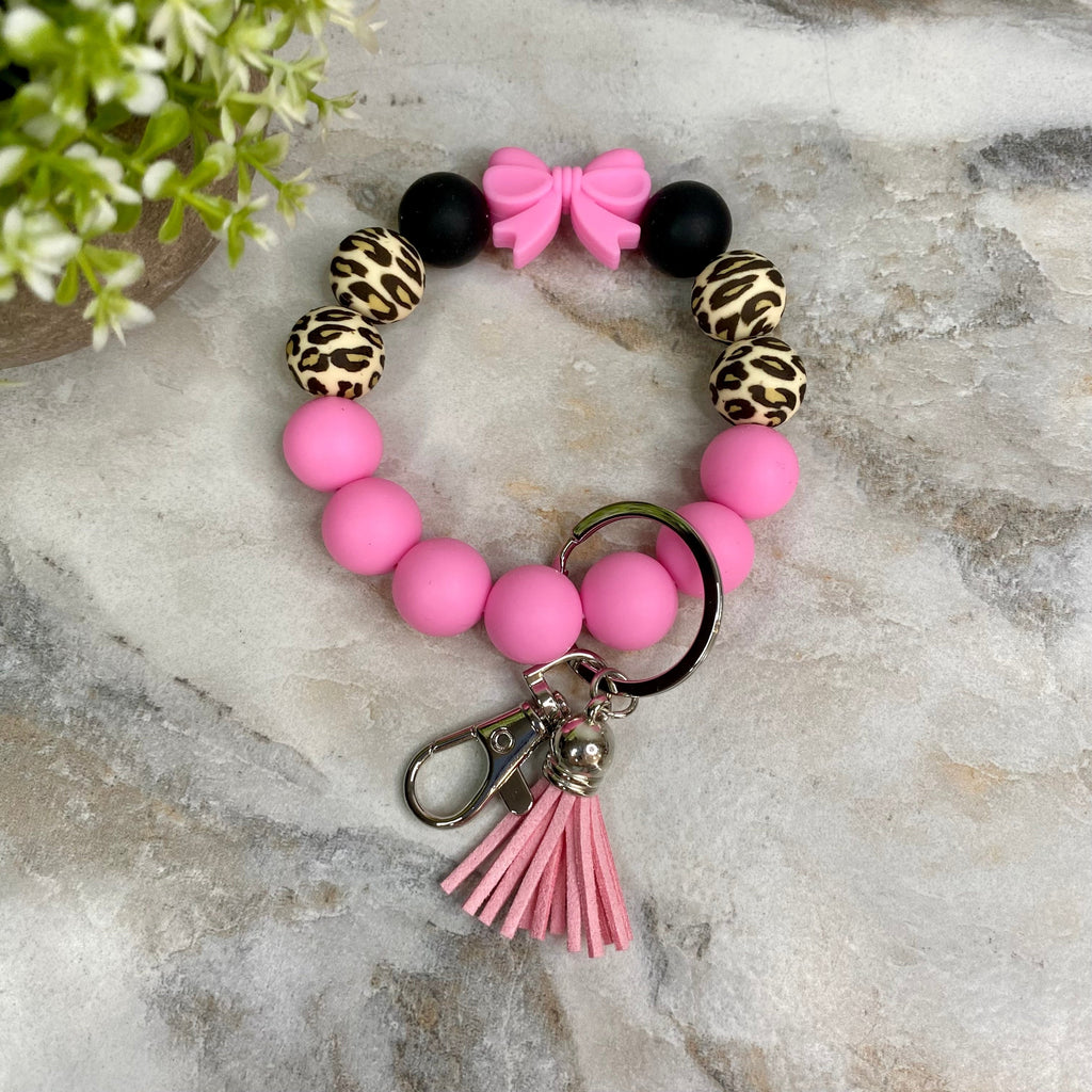 Silicone Bracelet Keychain - Bow - PREORDER 5/6-5/9
