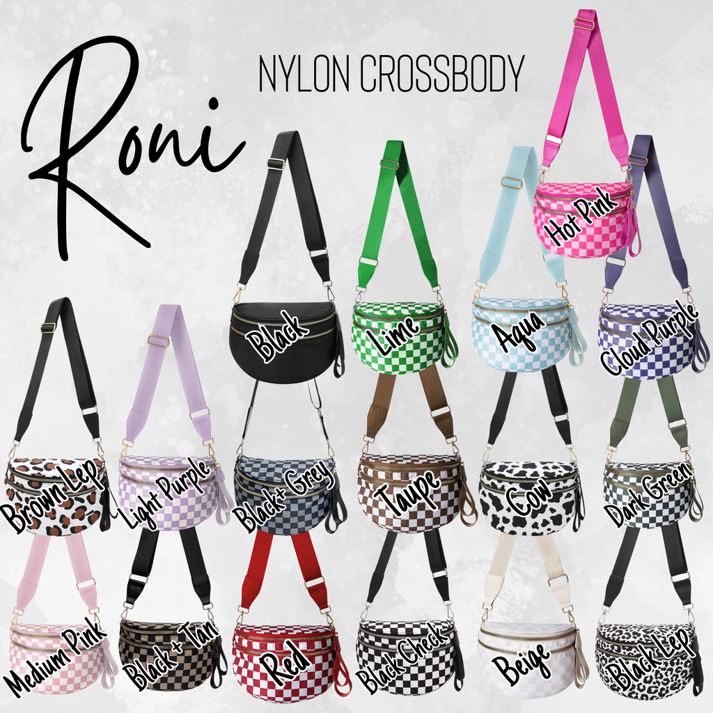 Roni - Nylon Crossbody - PREORDER 4/16-4/19