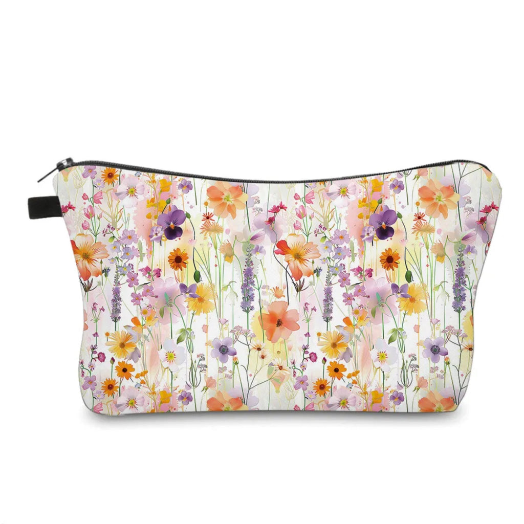 Pouch - White Delicate Floral