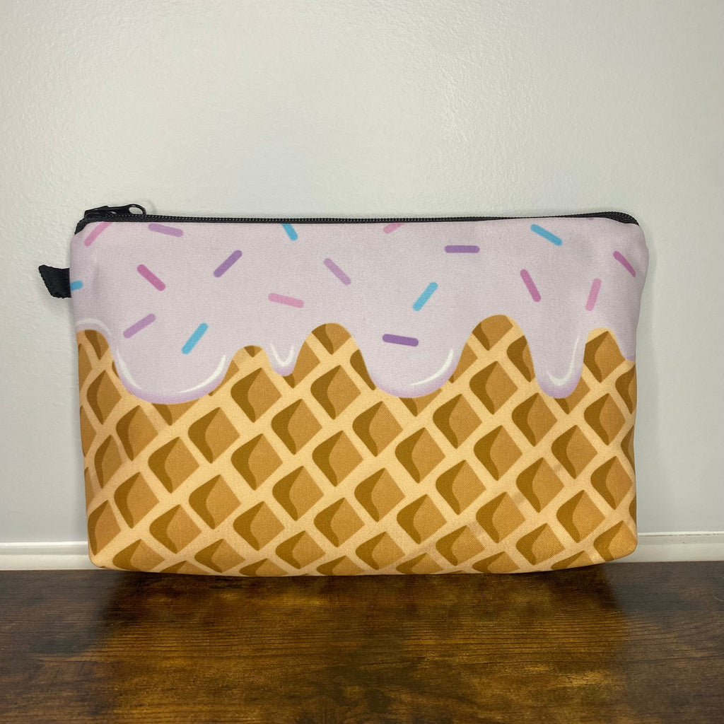 Pouch - Ice Cream Cone Lavender - PREORDER