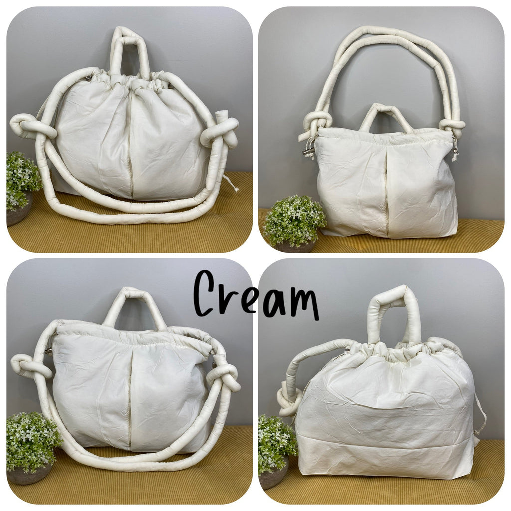 Stevie - Nylon Puff Tote & Backpack
