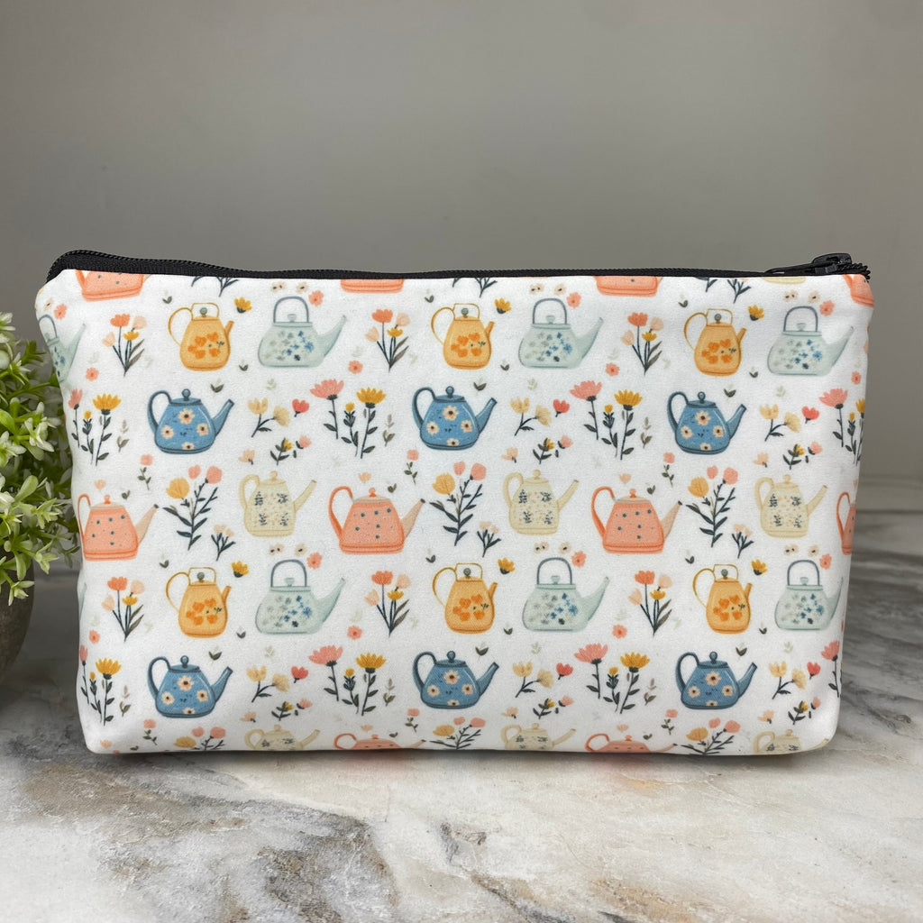 Pouch - Floral Teapots
