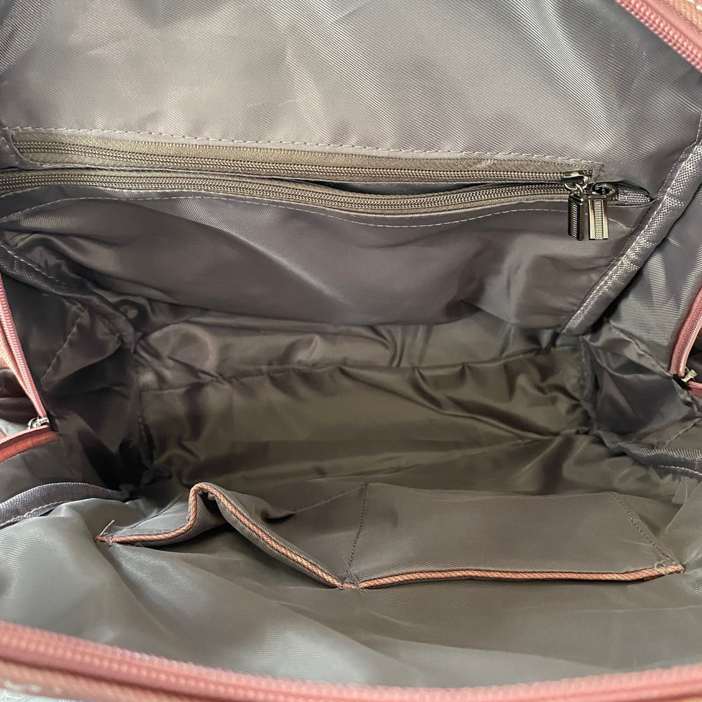 Denim Suede Brooke Backpack + Pouch - PREORDER