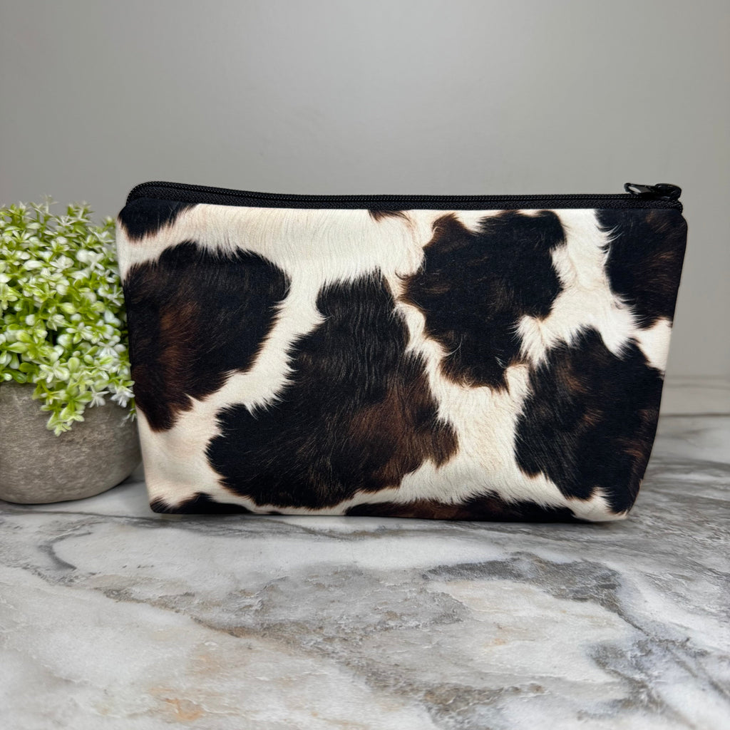 Pouch - Brown Realistic Cow