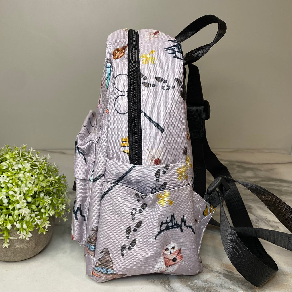 Mini Backpack - Magic on Grey