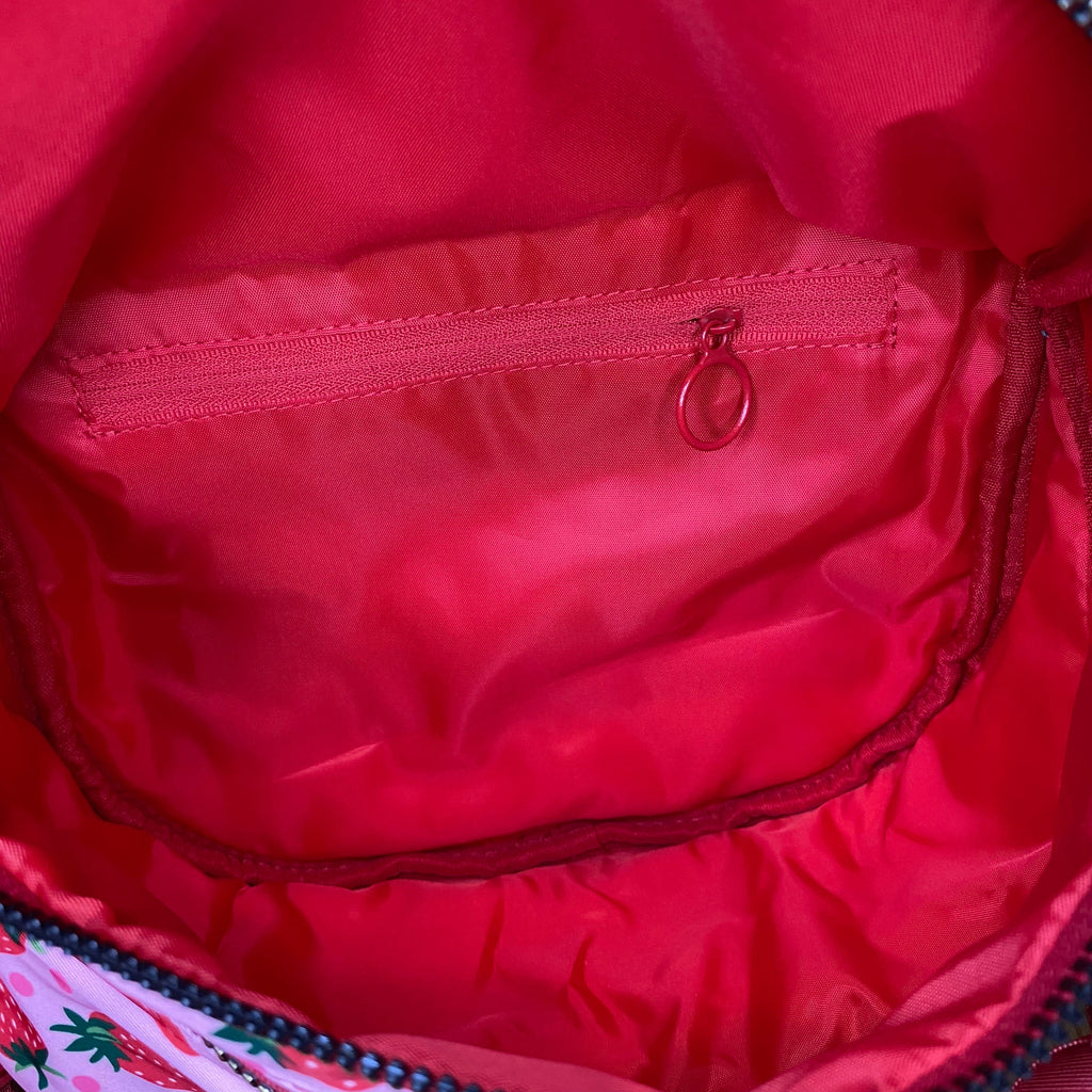The Roni Nylon Crossbody - Strawberry