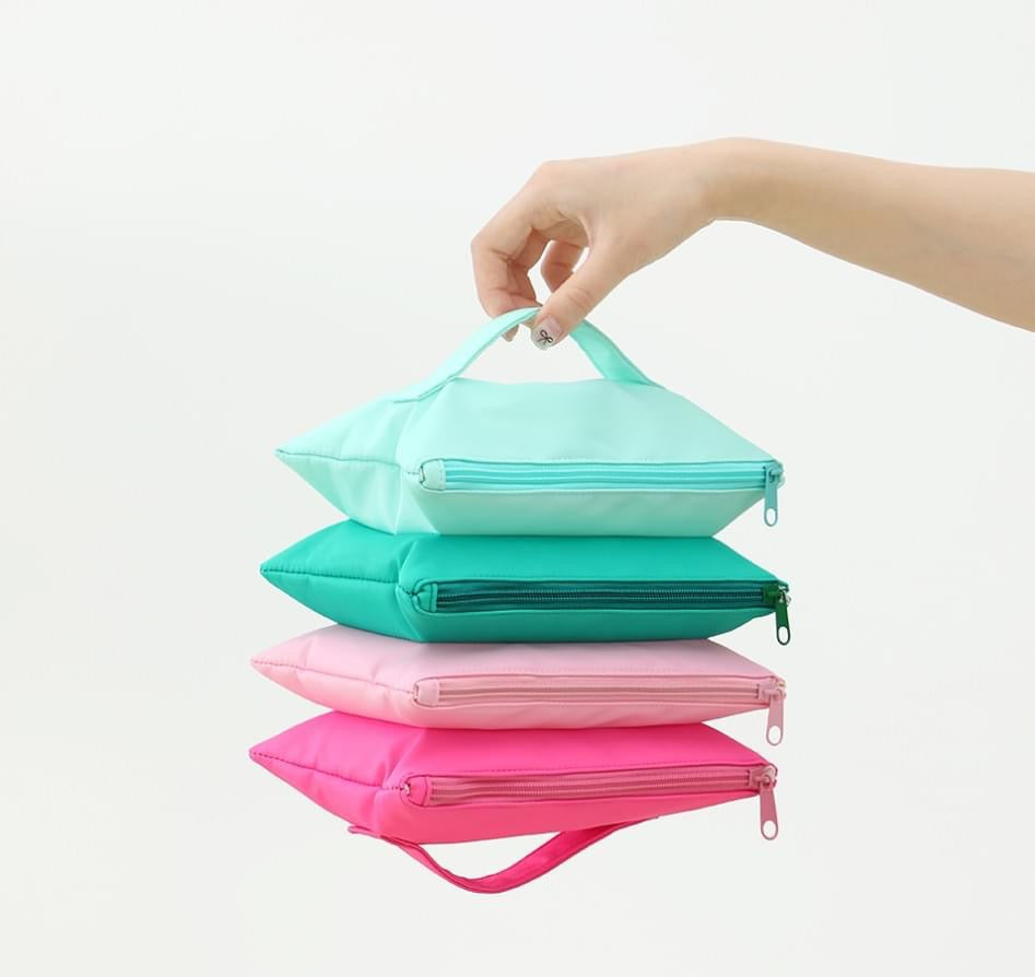 Expandable Travel Pouch - Quadruple Accordion