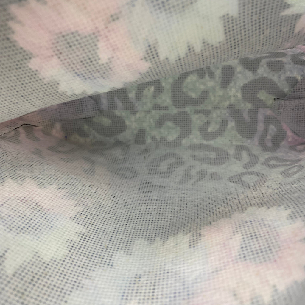 Canvas Pouch XL - Rainbow Sunflower Glitter