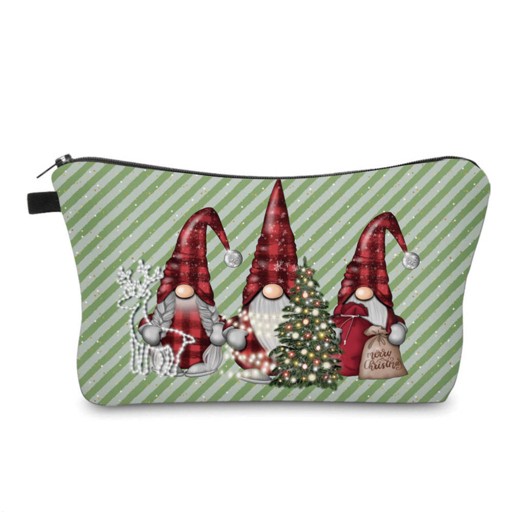 Pouch - Christmas - Gnome Plaid Stripe