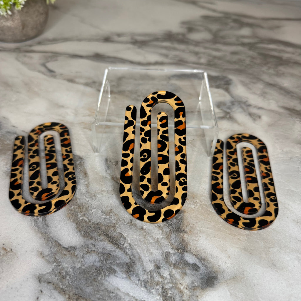 Jumbo Paperclip - Animal Print