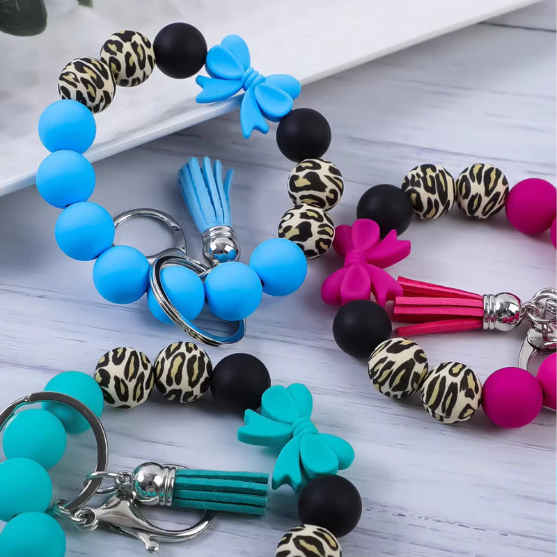 Silicone Bracelet Keychain - Bow - PREORDER 5/6-5/9