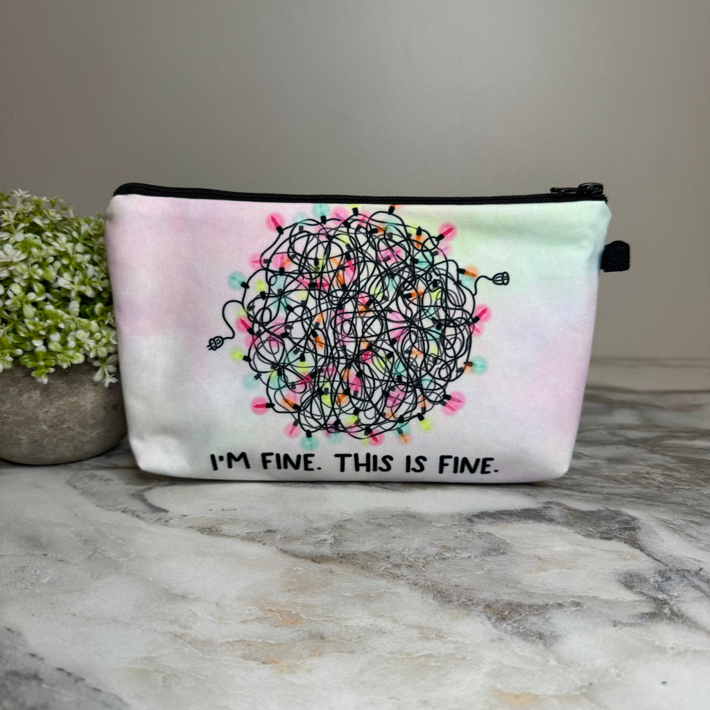 Pouch - Holiday Christmas - I’m Fine