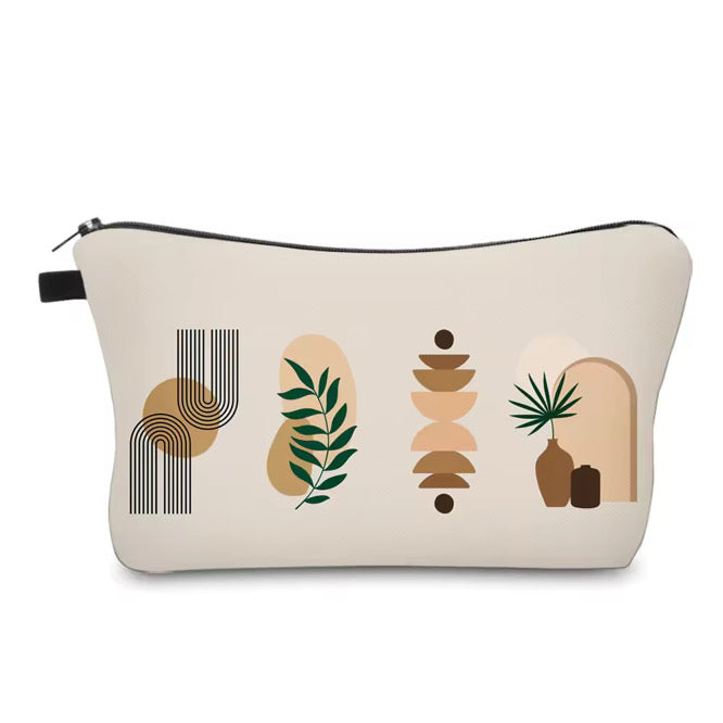 Pouch - Boho Leaves & Shapes