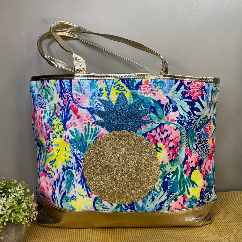 Carry All Bag - Abstract Mermaid with Pineapple