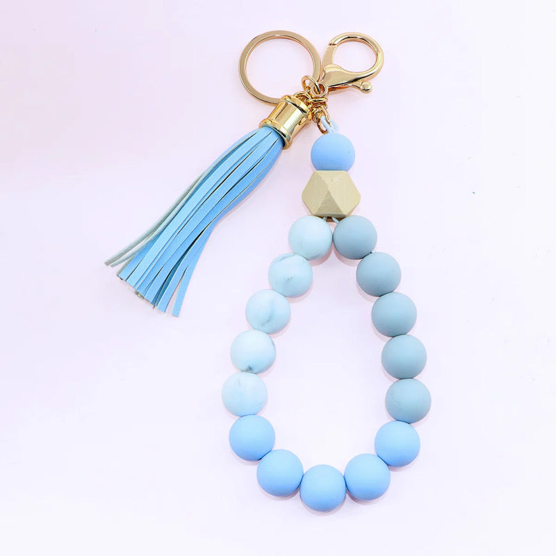 Silicone Bracelet Keychain - Solids - PREORDER 5/6-5/9