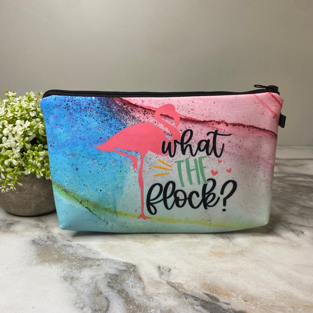 Pouch - Flamingo What The Flock