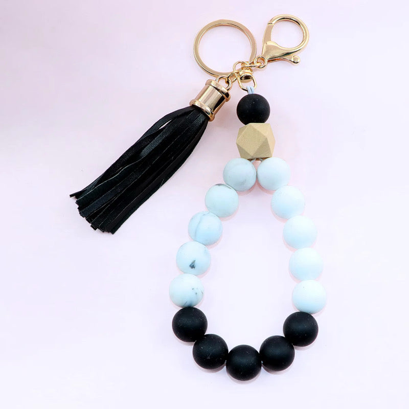 Silicone Bracelet Keychain - Solids - PREORDER 5/6-5/9