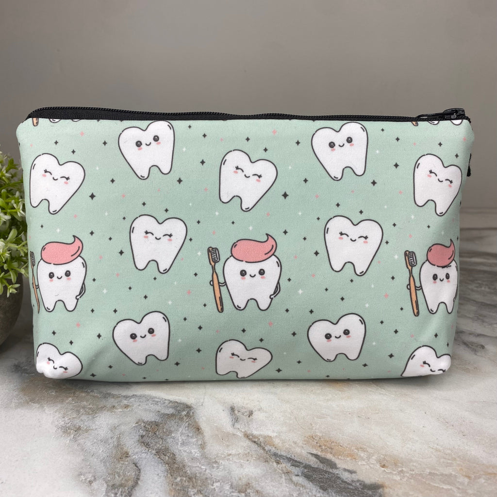 Pouch - Tooth Toothbrush & Toothpaste on Mint