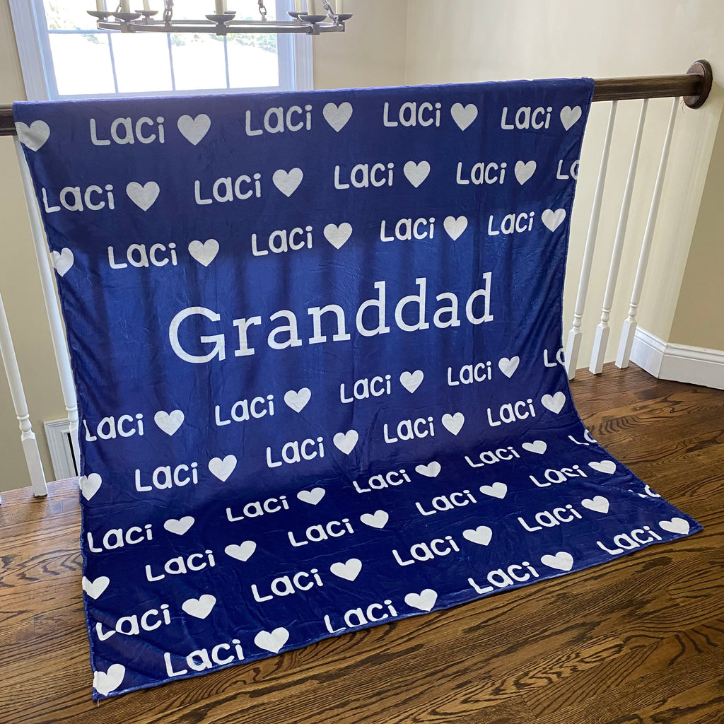 Blanket - Premade Custom - Granddad/Laci