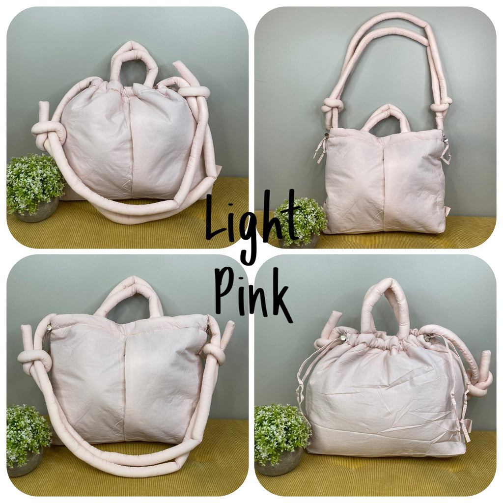 Stevie - Nylon Puff Tote & Backpack