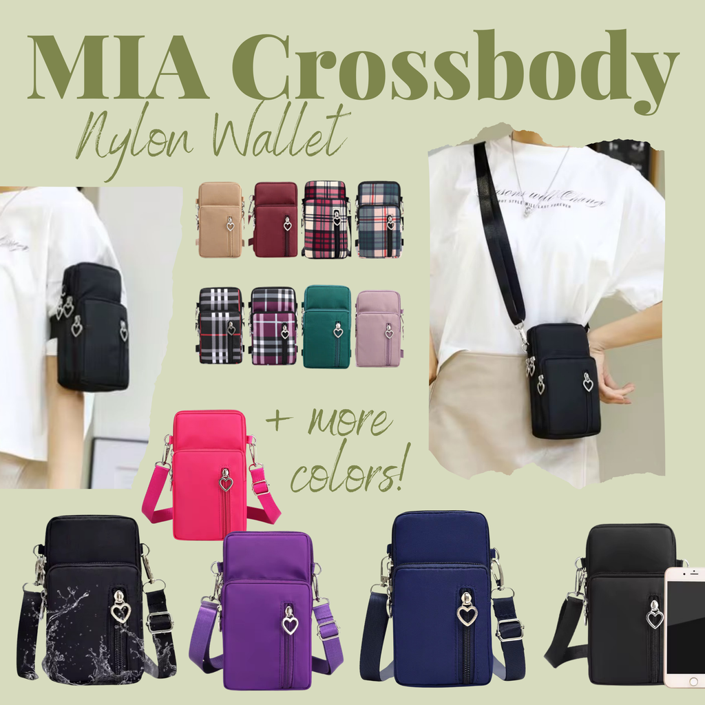 Mia Crossbody Nylon Wallet - PREORDER 5/2-5/5