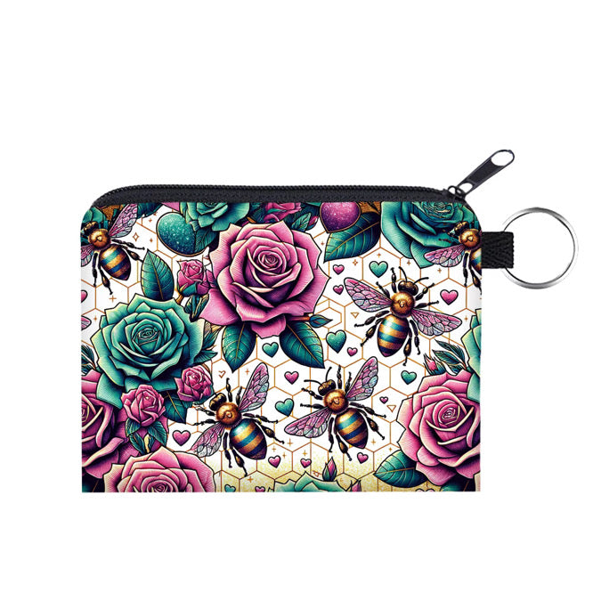 Mini Pouch - Spray Paint Bee Rose