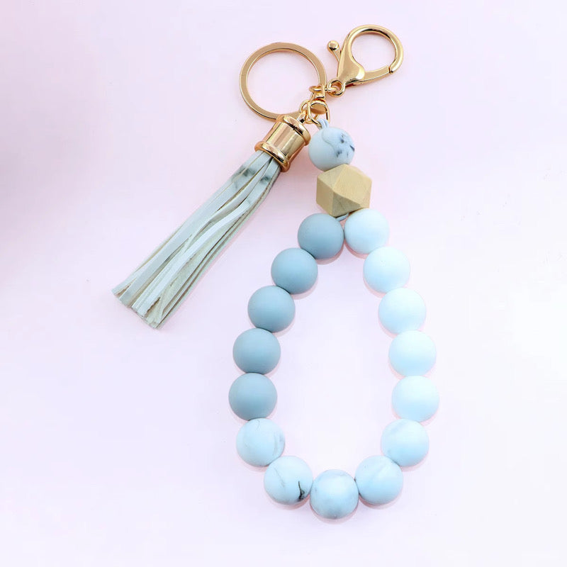 Silicone Bracelet Keychain - Solids - PREORDER 5/6-5/9