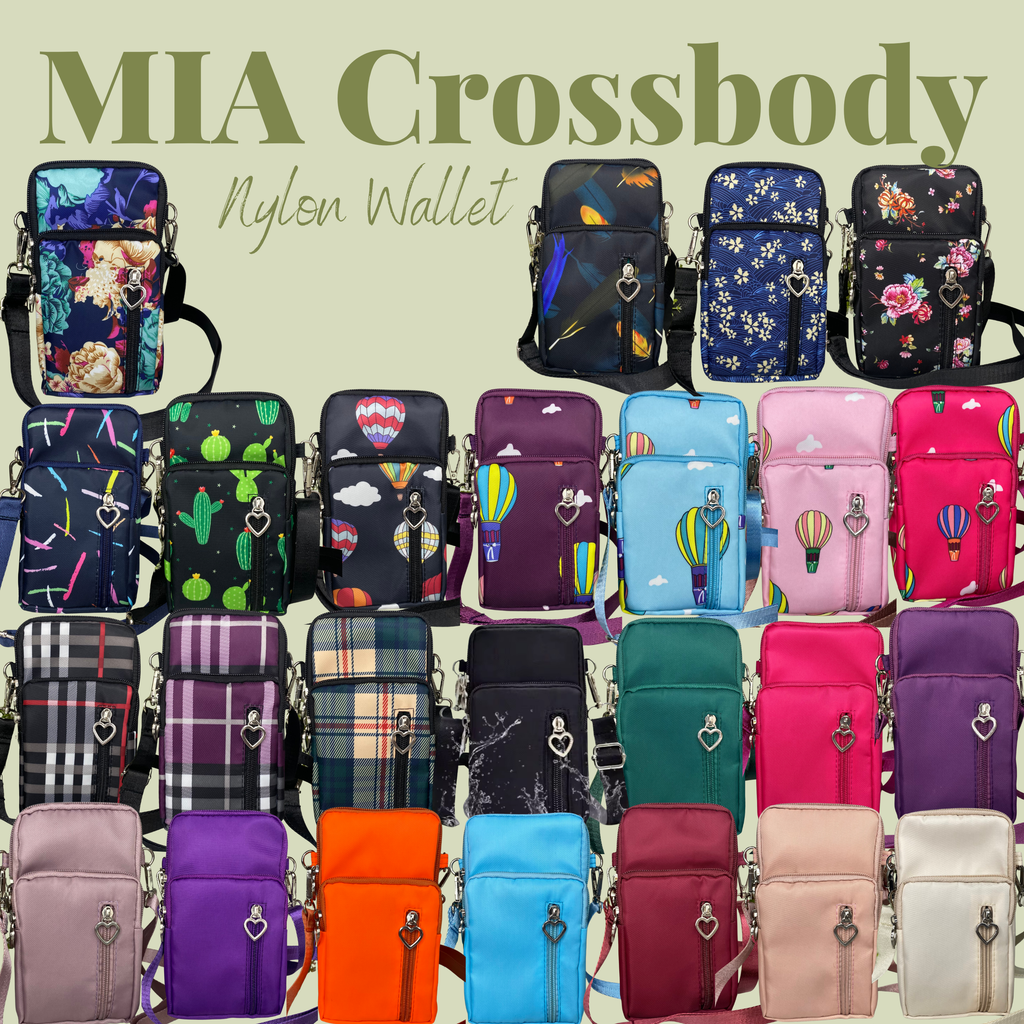 Mia Crossbody Nylon Wallet