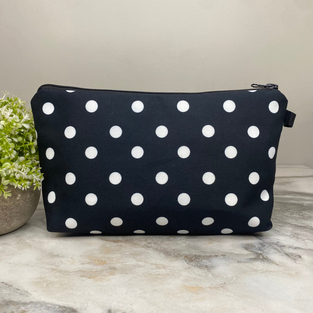 Pouch - Polkadot Black & White