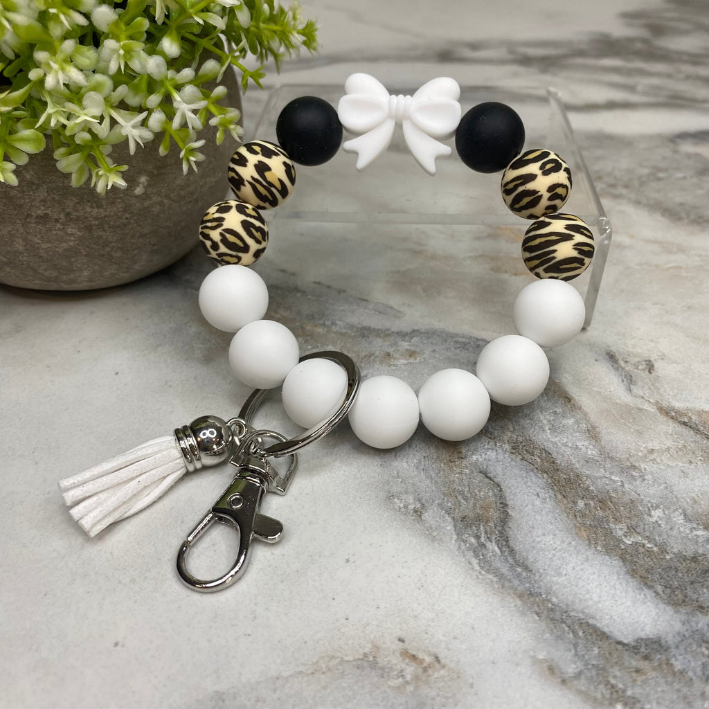 Silicone Bracelet Keychain - Bow - PREORDER 5/6-5/9