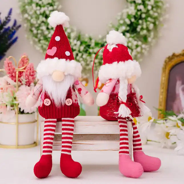 Gnome - Valentine #12 - Stripe Long Legs