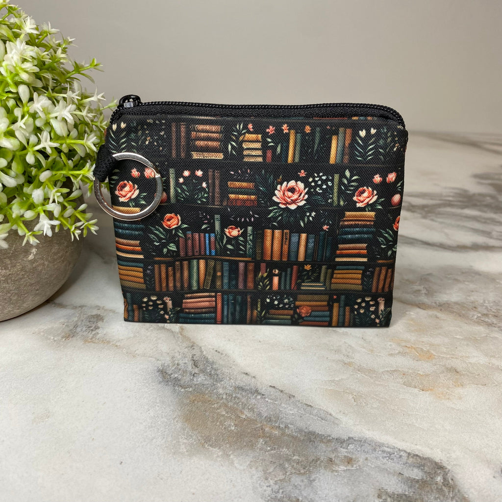 Mini Pouch - Book Shelf Roses
