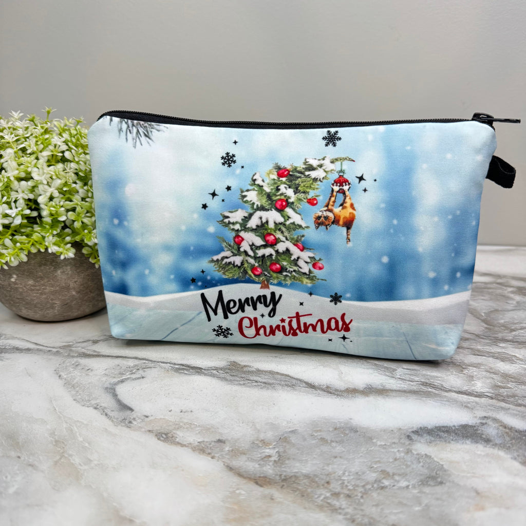 Pouch - Christmas - Tree Cat