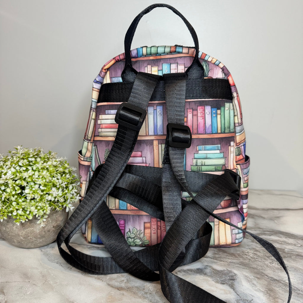 Mini Backpack - Book Shelves