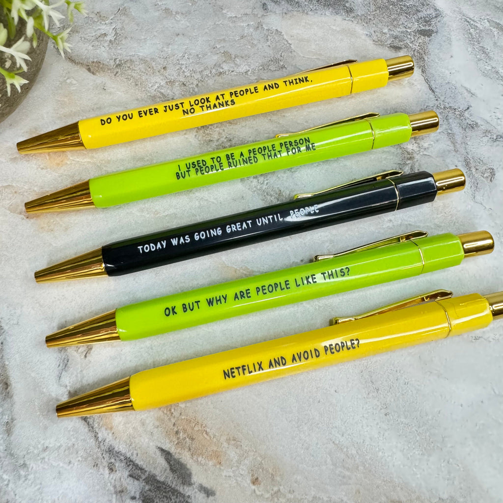 Pen - People Suck Set