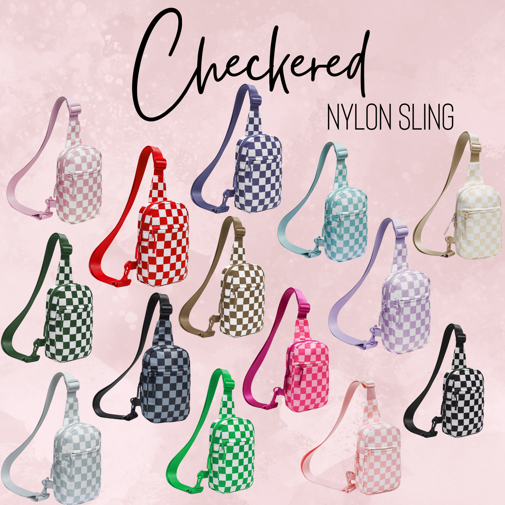 Checkered Nylon Sling - PREORDER