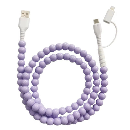 Charging Cord - NEW Beaded - PREORDER