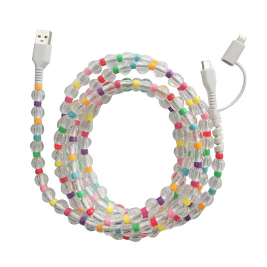 Charging Cord - NEW Beaded - PREORDER
