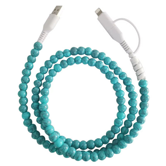 Charging Cord - NEW Beaded - PREORDER