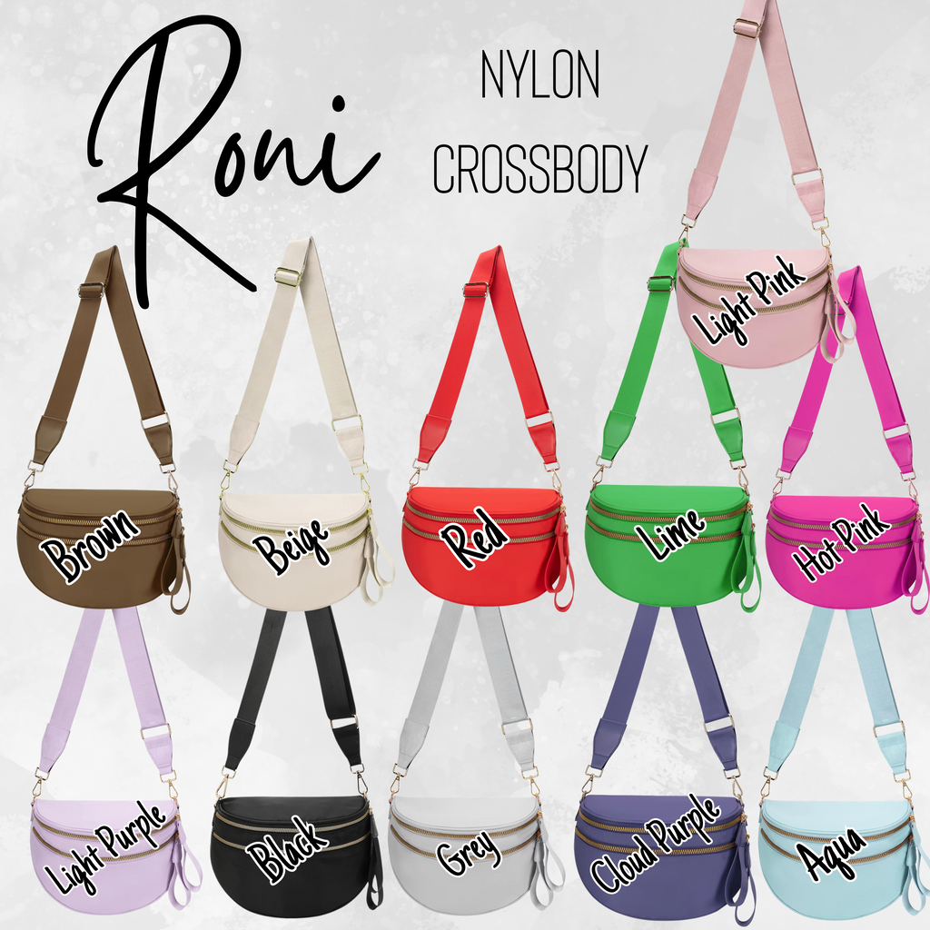 Roni - Solids - Nylon Crossbody - PREORDER