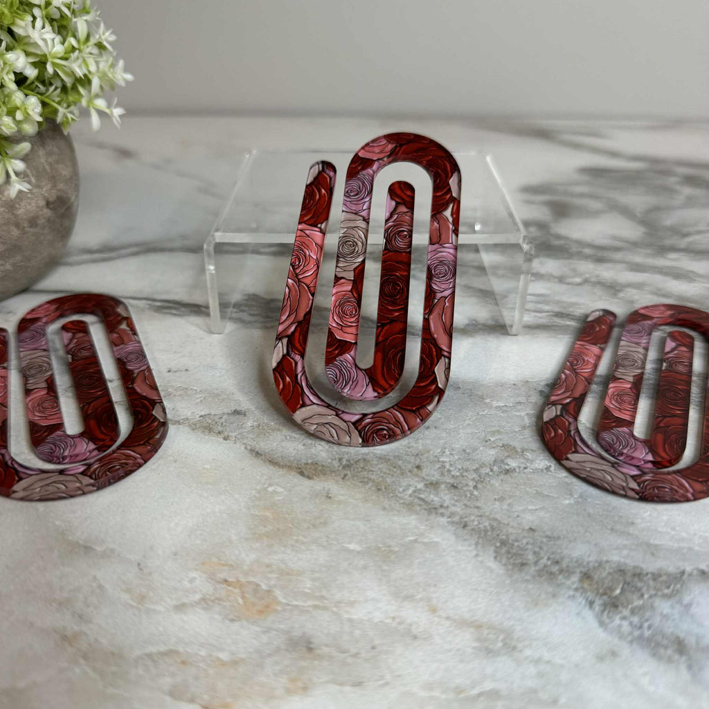 Jumbo Paperclip - Roses
