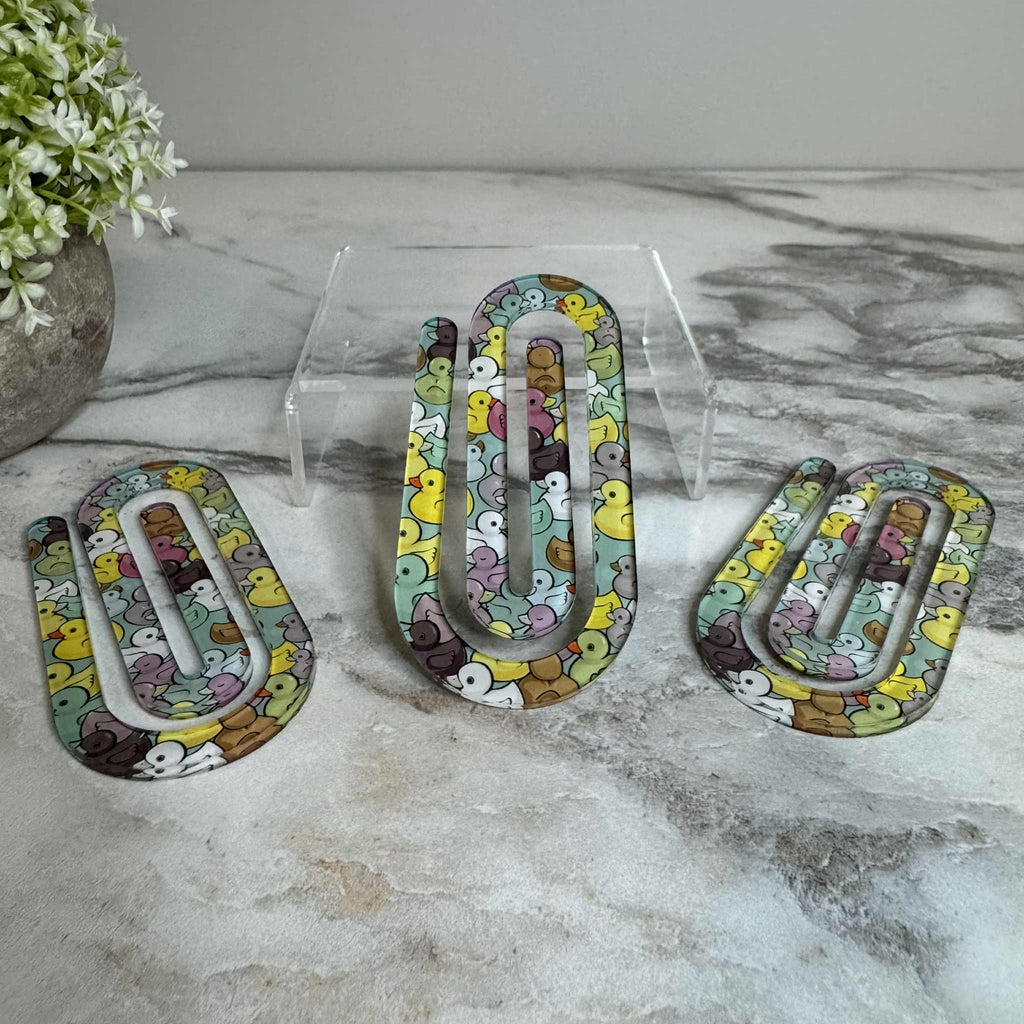 Jumbo Paperclip - Ducks